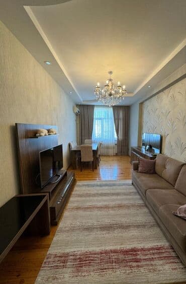 продаю 1 комнатную квартиру: 8-ой километр, 3 комнаты, Новостройка, м. Халглар Достлугу, 105 м² — 7