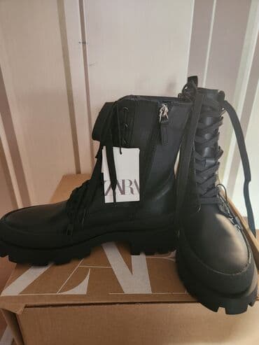 тапочки белста мужские домашние: ZARA brendinin qara rəngli unisex üslublu qalın dabanlı krujqaydış — 1