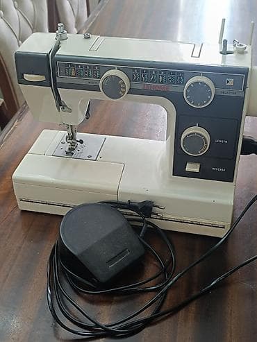 3 birinde printer: Janome tikiş maşını – pedal idarəli, elektriklə işləyən, çoxfunksiyalı — 1