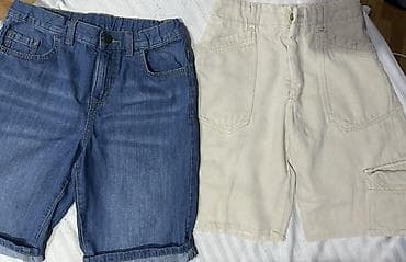 Uşaq üçün şort dəsti 20m - Material: - Mavi: denim (cins), kontrast