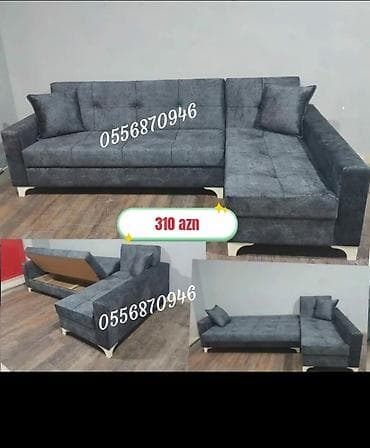 tek carpayı: Künc divan, Qonaq otağı üçün, Parça, Bazalı, Açılan, Kitab — 2