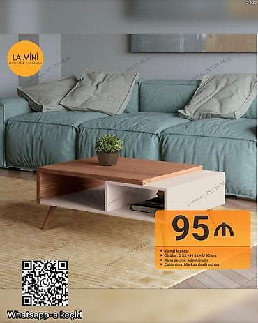 Düz masa, Açılmayan, Təkərsiz, Teksturalı laminat, Zəmanətsiz