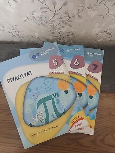 5 ci sinif mekteb formalari: Riyaziyyat 5 6 7 sinifler toplular 3u bir yerde satilir — 1