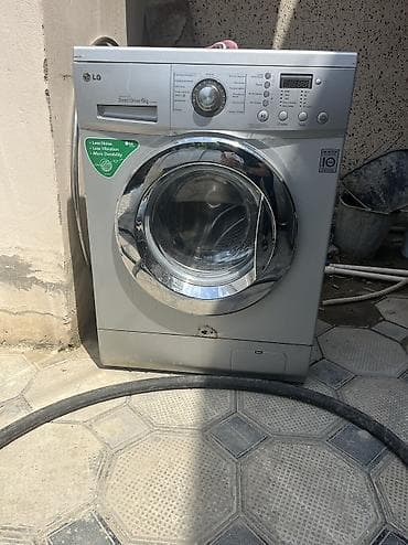 Стиральная машина LG, 6 кг, Б/у, Автомат, Есть сушка, Нет кредита, Самовывоз — 1