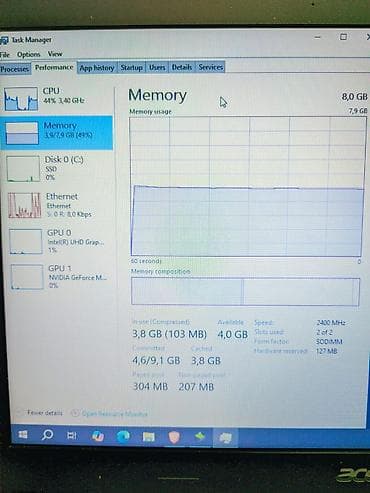 işlenmiş kalonka: İşlənmiş Acer Aspire, 15.6 ", Intel Core i3, 128 GB — 5