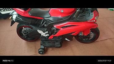 oyuncaq gitara: Uşaq elektrik motosikleti – sport üslubunda, qırmızı rəng — 4