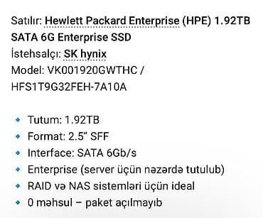 samsung tab e: SSD disk HP, 2 TB, Yeni — 5