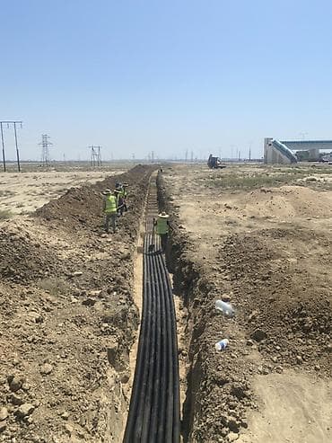 Yüksək gərginlikli Yeraltı kabel xətlərinin çəkilişi xidməti Təsvir