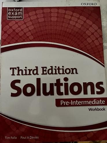 İş dəftərləri: Məhsul: Solutions Third Edition – Pre-Intermediate Workbook (Oxford — 1