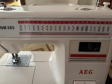 Tikiş maşınları: Almaniya istehsalı🇩🇪 AEG NM 885 tikiş maşını - Mexaniki/elektrik — 2