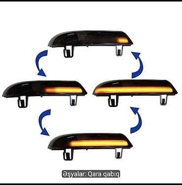 kia optima stopu: Mashin güzgüsü üçün dinamik dönmə siqnalları (LED) – qara korpus — 2