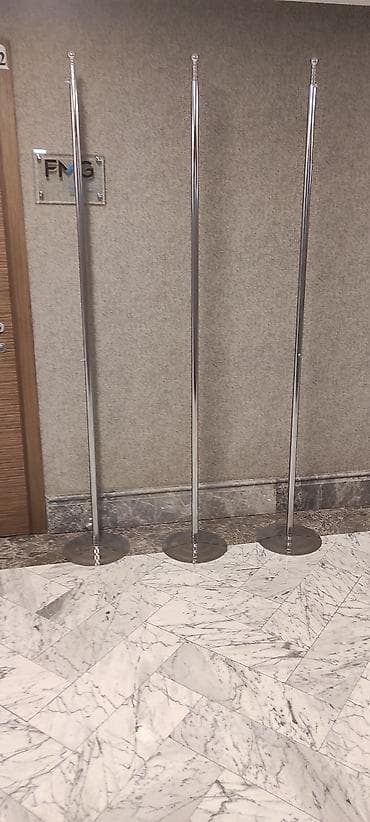 şeki: Məhsul: Paslanmayan poladdan sərgi/barmaqlıq dirəkləri (çəkidən dayaq — 3