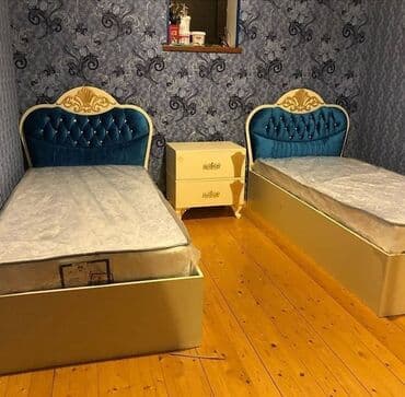 divan çarpayı: Yeni, Təknəfərlik çarpayı, Bazalı, Matras ilə, Azərbaycan — 2