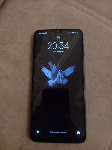 xiaomi redmi note 9 's: Redmi 9T, 128 GB, rəng - Mavi, Barmaq izi — 4