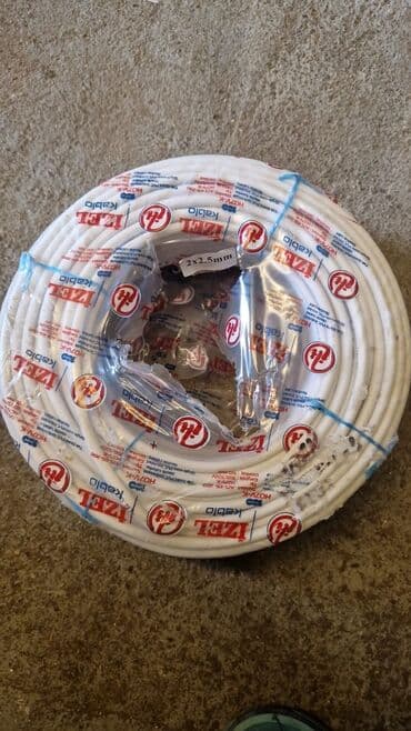 kabel 4 mm: Yeni, Kabel, Mis, 2x2.5, Ünvandan götürmə, Kredit yoxdur — 1