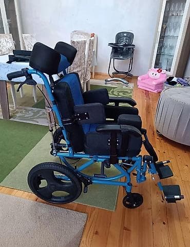 Uşaq üçün reabilitasiya əlil arabası – çoxfunksiyalı, tam dəst -