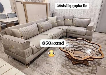 Mebel seçimi – künc divanlar və iki mərtəbəli uşaq çarpayısı 1) Künc