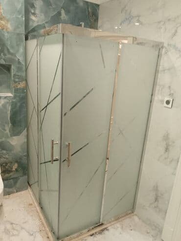 tuş kabin: Duş kabinlar. istənilən ölçüdə var və münasib qiymətədir hamısı — 2