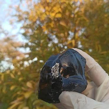 idman eşyaları: Obsidian Təbii Daş Satılır | Qara Obsidian | Enerji Daşı | Orijinal — 9