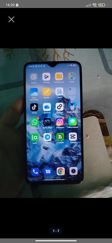 kalonka barter: Redmi Turbo 4 Pro, 512 GB, rəng - Göy, Qırıq — 2