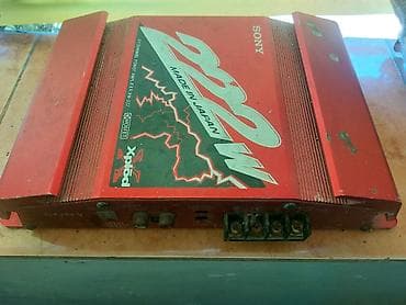 sony muzikalni centr: Sony Xplod XM-222 avtomobil gücləndiricisi - 2/1 kanal gücləndirici — 5