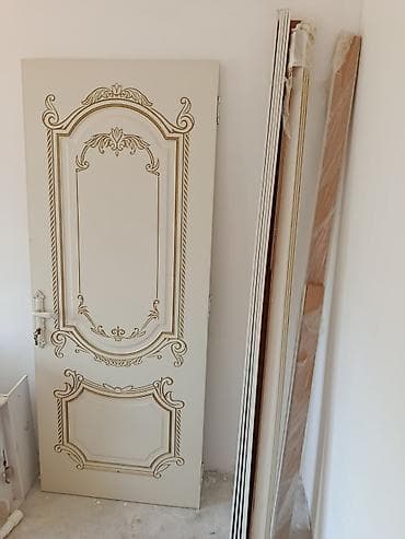 Klassik dizaynlı otaq qapısı və pervaz dəsti - Material: MDF əsaslı lalafo.az -da Klassik dizaynlı otaq qapısı və pervaz dəsti - Material: MDF əsaslı