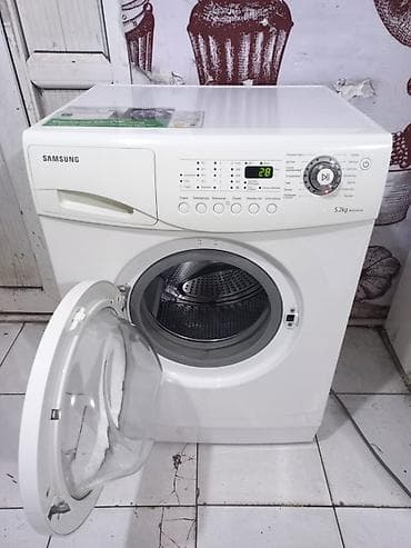 masin dinamik: Paltaryuyan maşın Samsung, 6 kq, İşlənmiş, Qurutma var, Ödənişli çatdırılma — 2