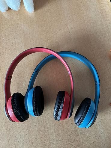 qulaq: P47 Wireless D&SMART qulaqlıqlar (2 ədəd – mavi və qırmızı) İkisi — 5