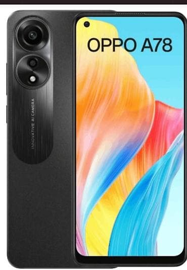 Oppo A78 5G, rəng - Qara