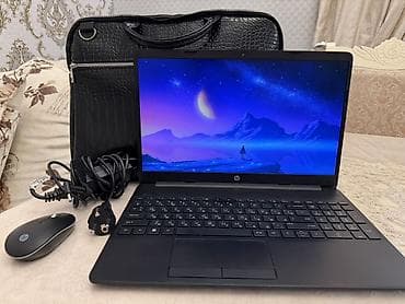 diz ustu komputerlər: HP noutbuk seti Komplekt: - HP 15.6" noutbuk - HP simsiz siçan - — 4