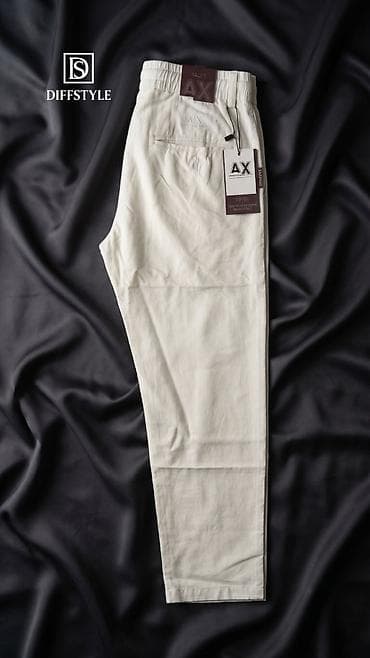 kisi paltosu: Armani Exchange (AX) kişi şalvarı - Stil: Slim tapered siluet — 1