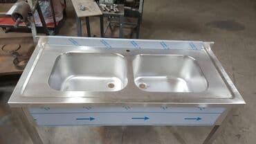 restoran avdanliği: 2 gözlü moyka, ölçüsü 140x60x85sm — 2