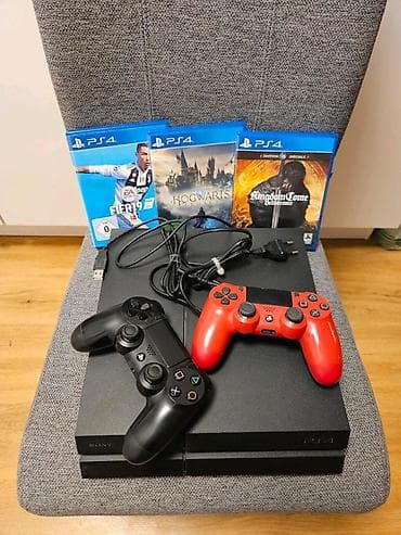 video pleyer: Sony playstation 4 1TB Konsol evde isledilib. Yaxsi baxilib. Ideal — 1