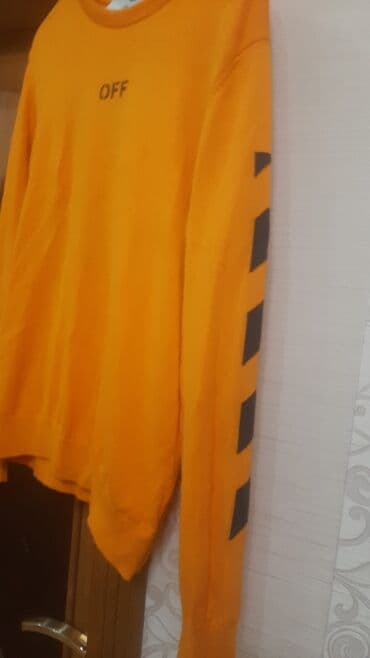 Köynəklər: Svitşot, Off-White, L, rəng - Narıncı — 1