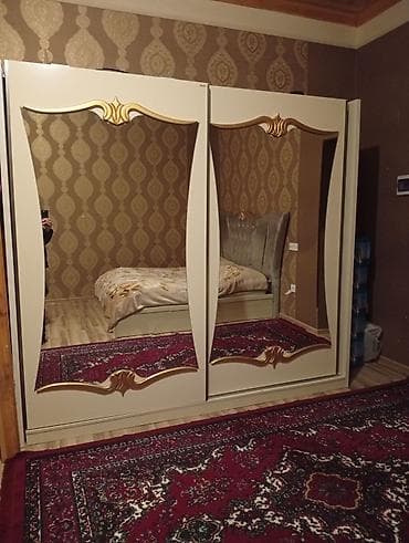 dehliz guzgusu: 2 qapılı, Güzgülü, Bej, Kupe, Düz dolab — 1