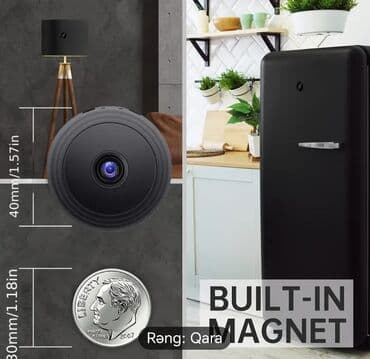 Fotokameralar: Mini müşahidə kamerası Təhlükəsizlik kamerası Ev və ofislər üçün mini — 5