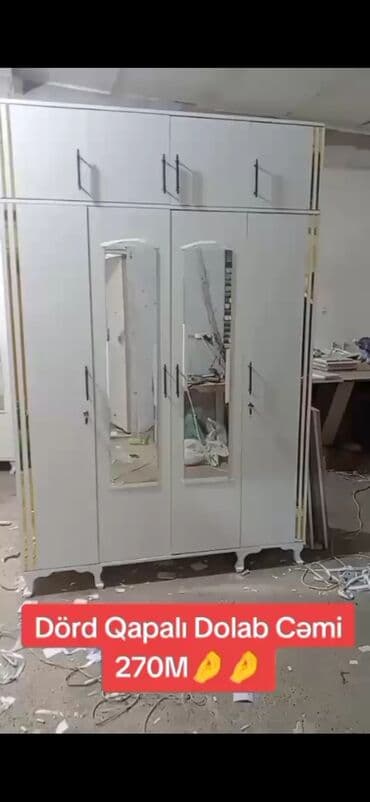 шифоньер для спальни: Распашной, Прямой шкаф, Гардеробный шкаф — 1