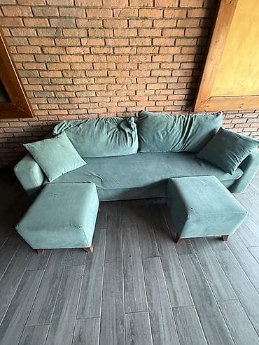 pufik divan: Divan, İşlənmiş, Açılmayan, Bazasız, Vеlur parça, Çatdırılma yoxdur — 4