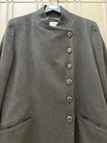 qadınlar üçün təbii dublyonkalar: Palto, Emporio Armani, L, rəng - Boz — 2