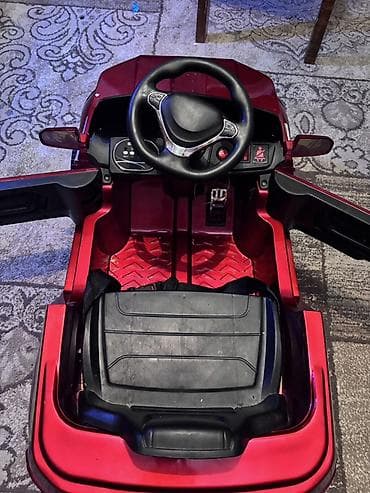 uşaq masinlar: Uşaq üçün elektrikli minik maşını – qırmızı rəng - Model: 768 (nömrə — 2