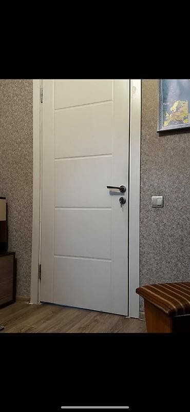 Ağ interyer qapısı - Rəng: mat ağ - Material: MDF əsaslı, hamar