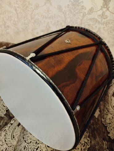 nerd taxta sekilleri: Balaban (nağara) tipli ikitərəfli davul - Korpus: cilalanmış ağac — 3
