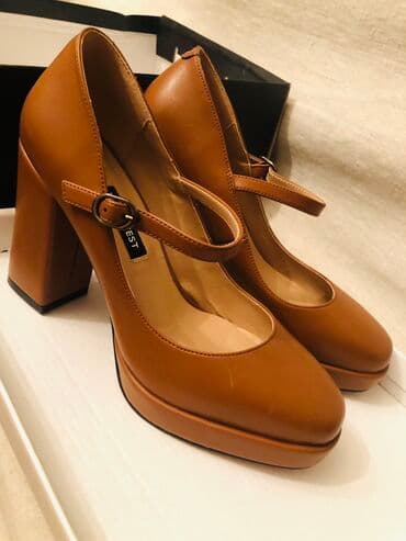 замшевые туфли на платформе: Туфли, Размер: 35.5, Новый — 1