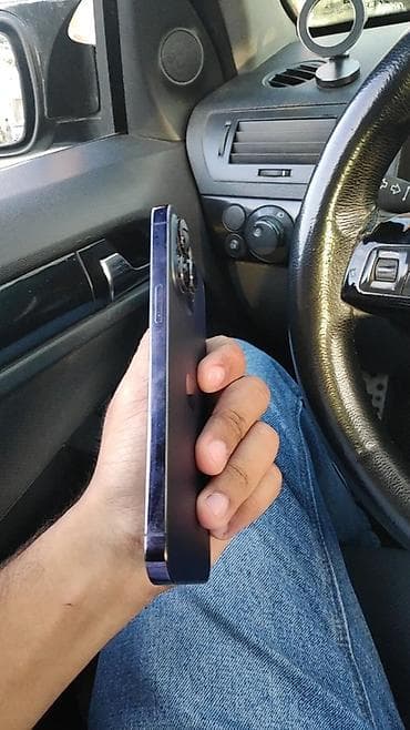 aplle 8 plus: IPhone 14 Pro Max, 256 GB, Deep Purple, Zəmanət, Face ID — 3