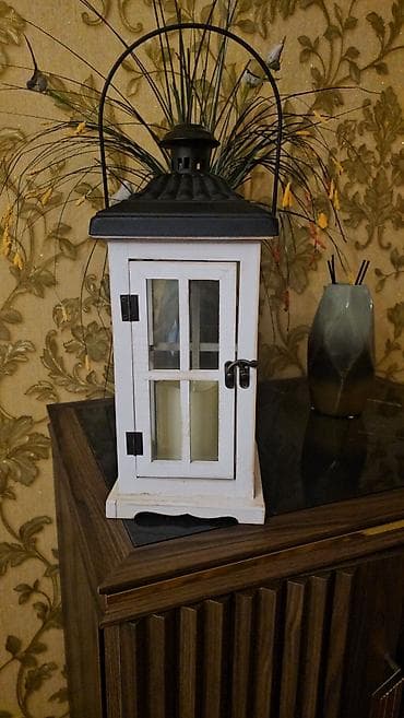 Подсвечники: Dekorativ fənər – şamlı,batareyaynan isleyir - Klassik üslubda — 1