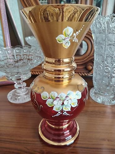 ваза под фрукты: Одна ваза, Хрусталь — 1