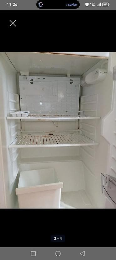 aliram soyuducu: İşlənmiş 2 qapılı Soyuducu Satılır, rəng - Ağ — 4