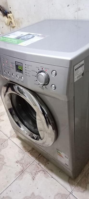 Бытовая техника: Стиральная машина Daewoo, 7 кг, Б/у, Автомат, Есть сушка, Платная доставка — 3
