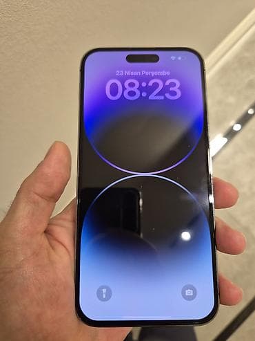 ikinci əl iphone 14 pro max: IPhone 14 Pro Max, 128 GB, Deep Purple, Face ID — 4