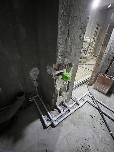 Ремонтные работы: Xidmət: Suvaq altı santexnika və isti döşəmə (su əsaslı) — 7